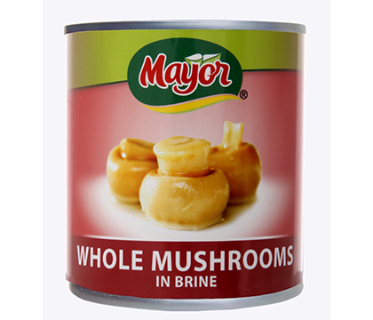 Whole Mushrooms in Brine