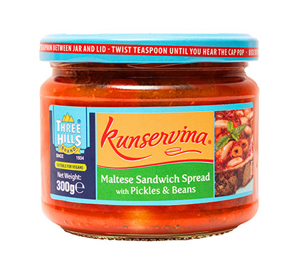 Kunservina Maltese Sandwich Spread with Pickles & Beans